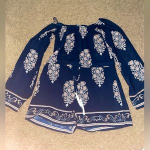 off the shoulder romper , perfect for the beach